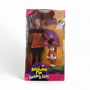 Halloween Fun Barbie & Kelly Doll Set Target Special Edition 1998 Mattel 23460